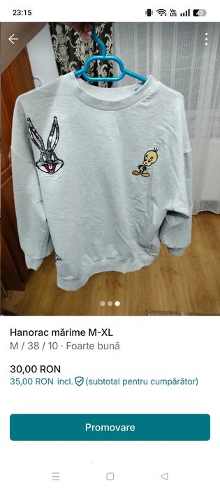 Hanorac dama mărime M-XL