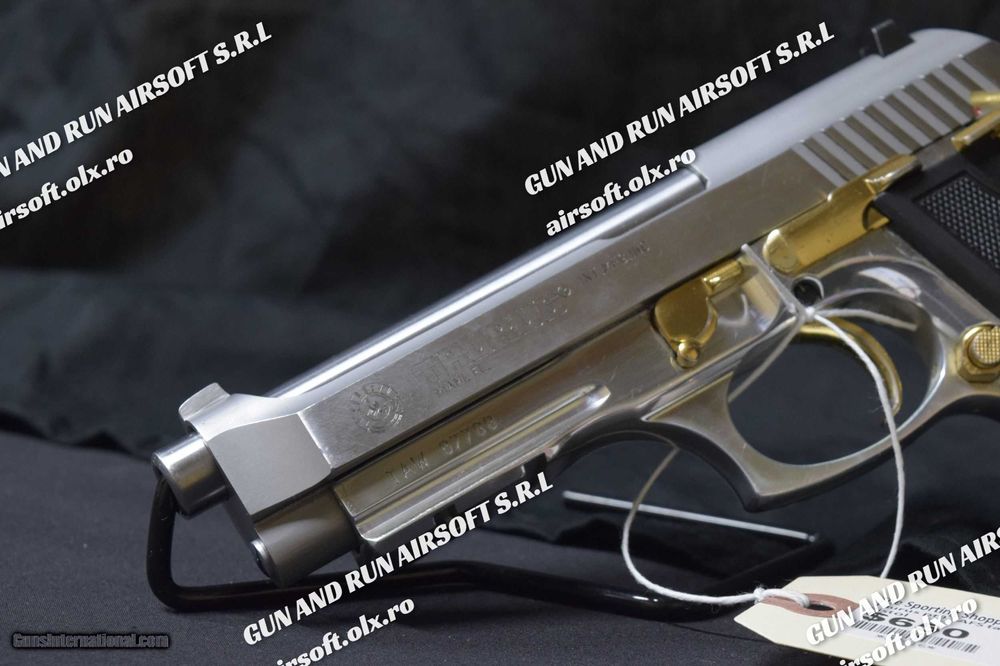Pistol Unic si Puternic 5J!! ~MODEL MODIFICAT~ Metal Co2 6.mm ~ SILVER