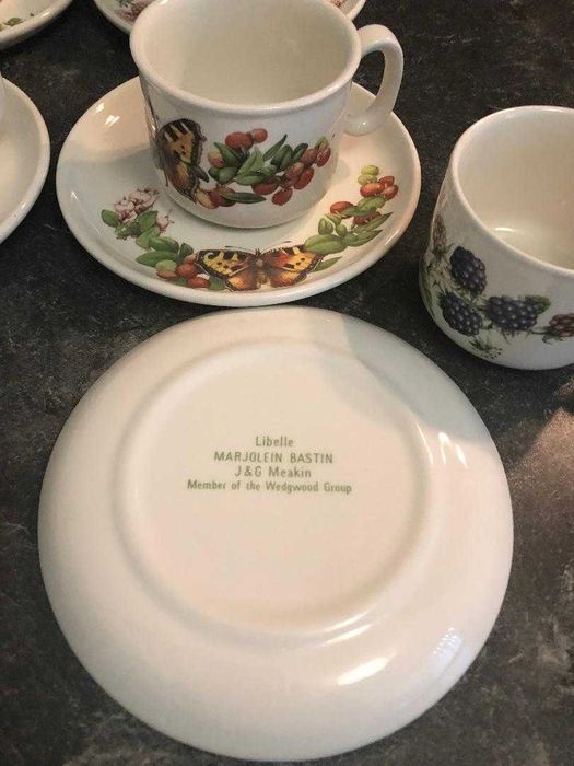 6 чашки за кафе с чинийки- Libelle, Meakin-Member of Wedgwood group