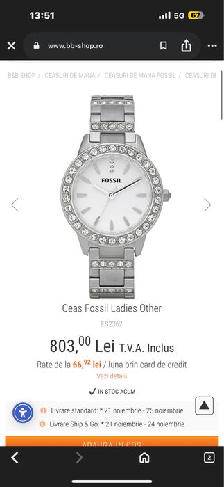 Ceas Fossil Ladies Other