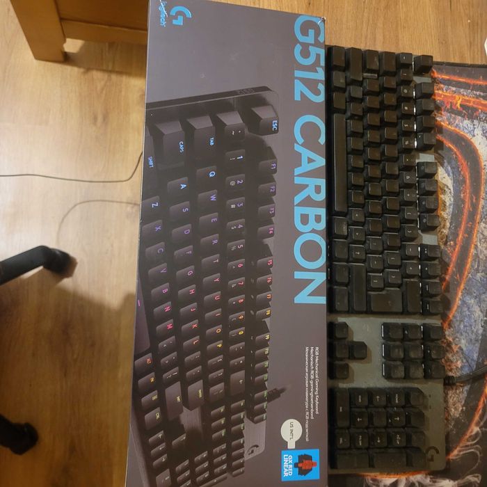 logitech g512 carbon, m2, sursa 550w, gtx 1050