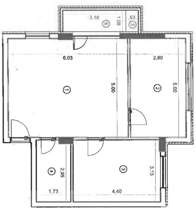Apartament cu CF, 3 camere, 64 mp, zona Vivo Mall