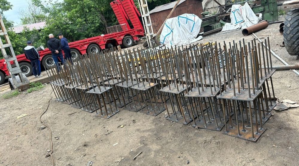 Закладные, анкера, анкерные блоки.