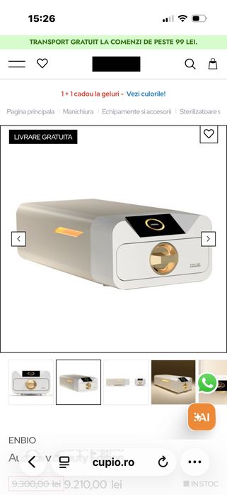 Vând Autoclav enbio beauty edition ca nou