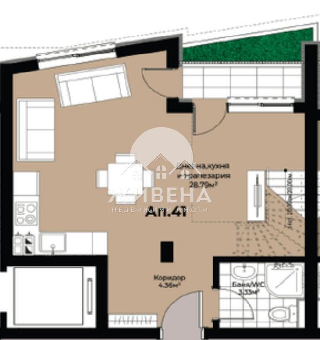 Продава 3-стаен мезонет, До ключ, кв. Победа, площ 80 кв.м