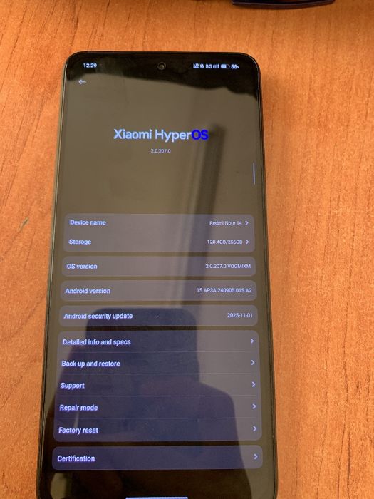 Redmi Note 14 ideal holatda