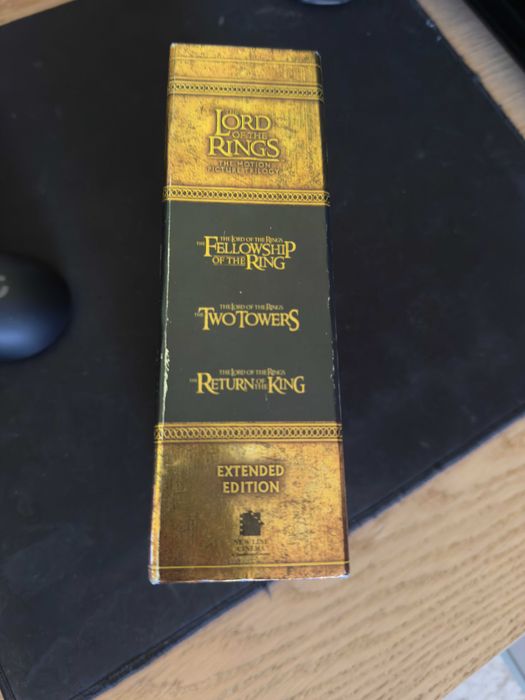 The Lord of the Rings - Trilogy Blu Ray - Extended Edition Gold Box set