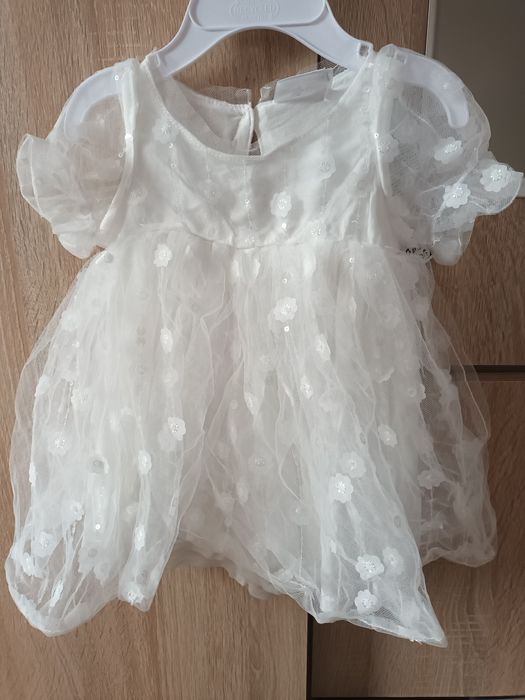 Нова рокля за малка принцеса 68 р-р/ 3-6 м.