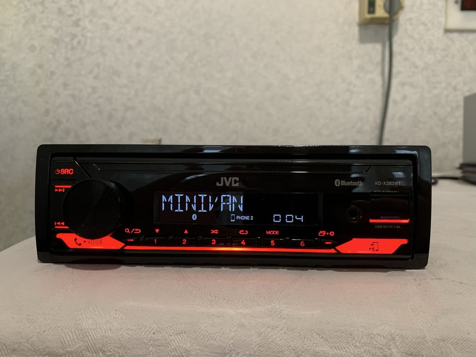 Авто радио JVC Bluetooth