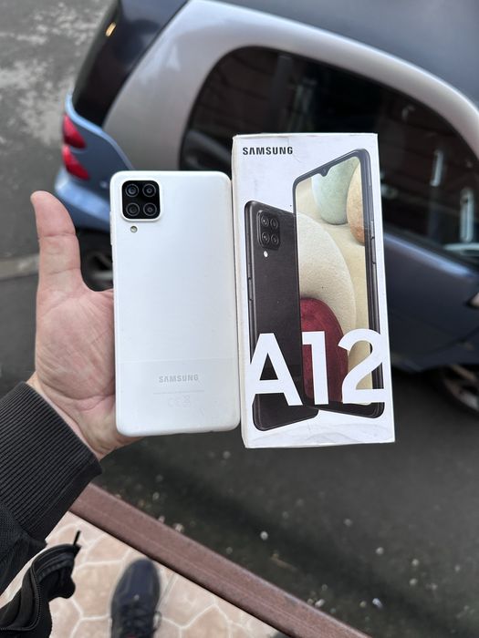 Samsung Galaxy A12 128 Gb Alb Dual sim(dezmembrez telefoane)