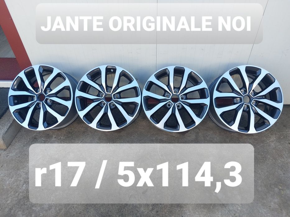 Jante aluminiu NOI originale r17 / Renault Dacia Nissan / 5x114,3