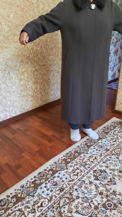 Польто кашемир норка воротник.