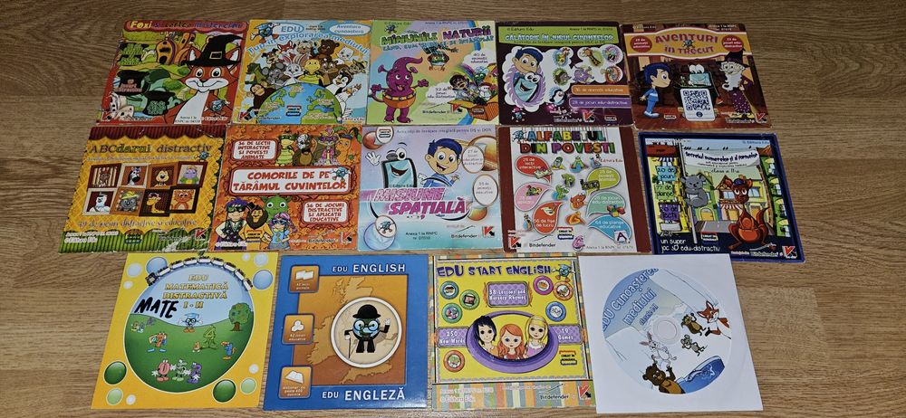 Lot 19 cd-uri educationale EDU (activitati , invatare)