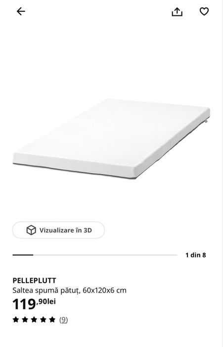 Patut si saltea IKEA