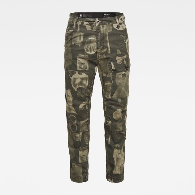 Мъжки тънки панталони G-star Raw Torrick W32 нови оригинални камуфлаж