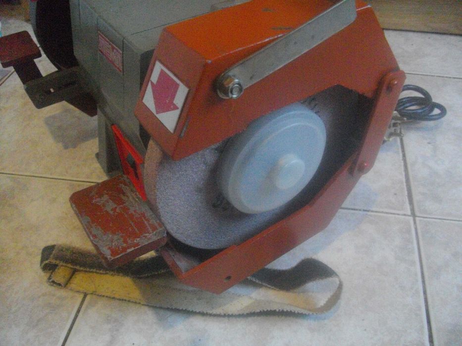 500 Вата Руски Ел.Шмиргел ТЕМП ТУ16 ф180мм Отличен Комбиниран 14кг