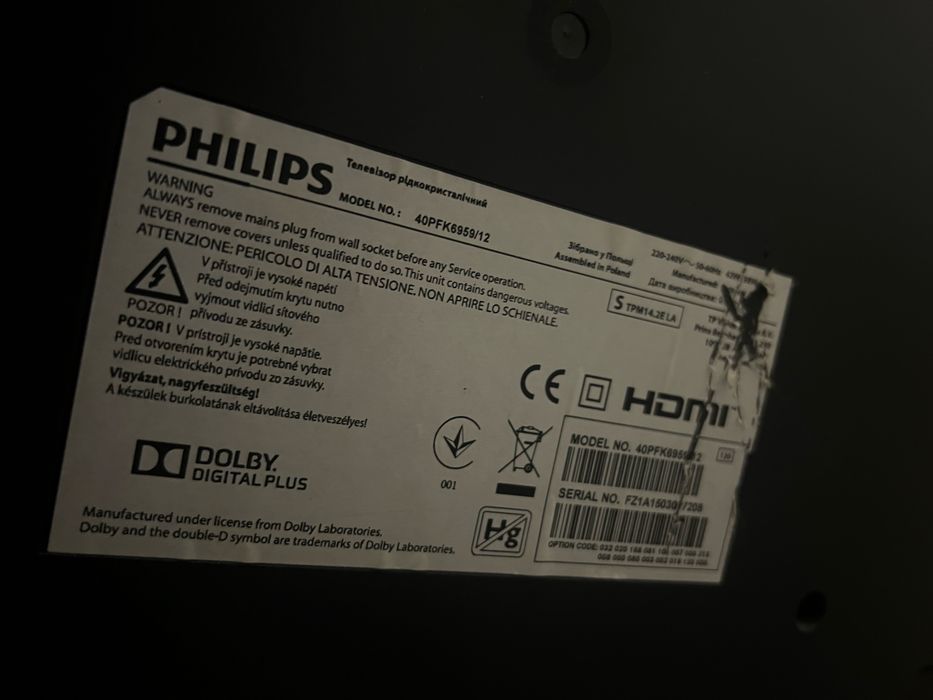 Vand piese televizor Philips