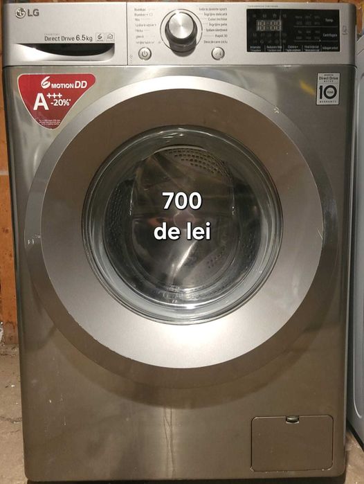 Mașini de spălat rufe (6kg, 7kg, 8kg,9kg,11kg) | Stoarcere 1200-1600 RPM | Prețuri 600 - 1200 Lei