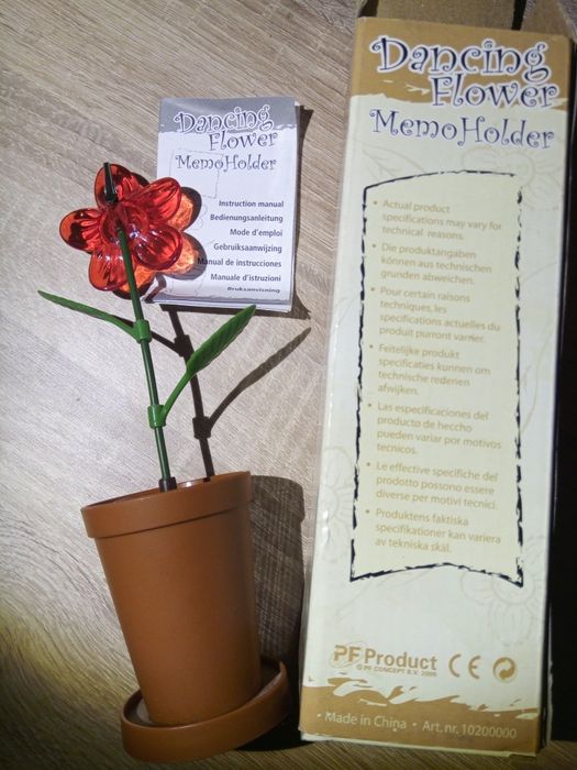 държач за бележки "Танцуващо цвете"
