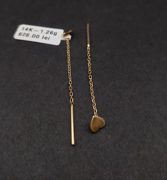 Cercei damă Aur 14k/585    1,26 gr