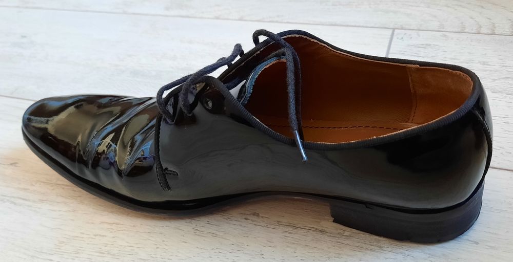 Pantofi lac/lacuiti mire/ginere/nas/nunta/botez/eveniment Il Passo mar