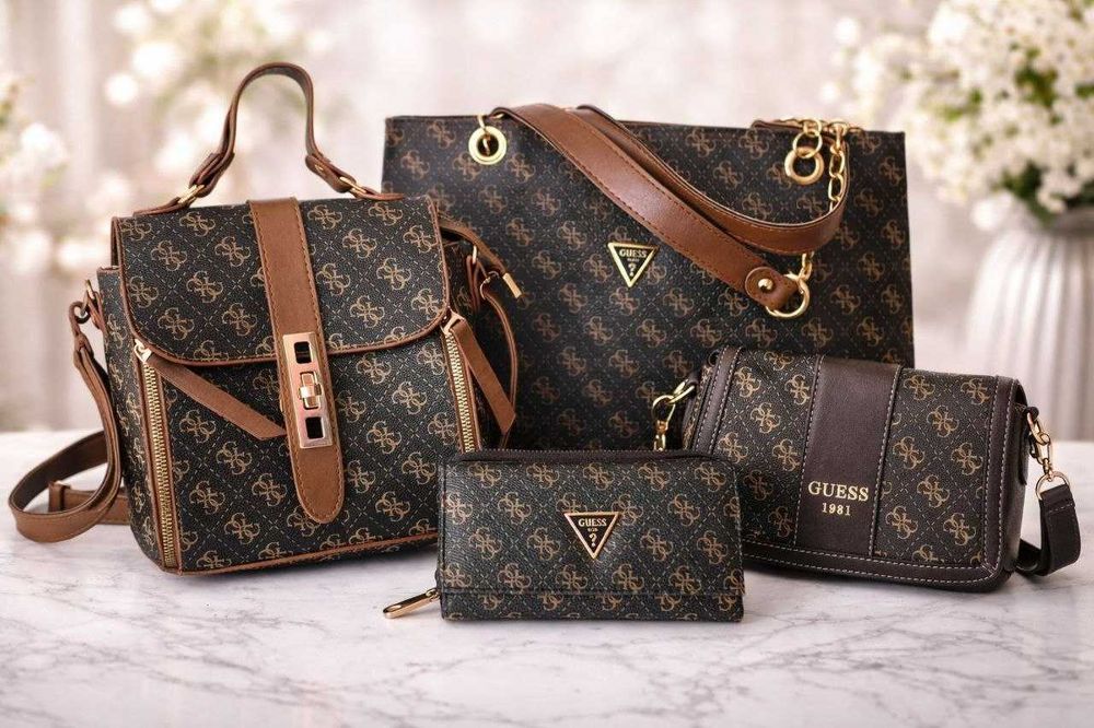 Set 4 piese 2 geante,portofel,ghiozdanel, pentru dama