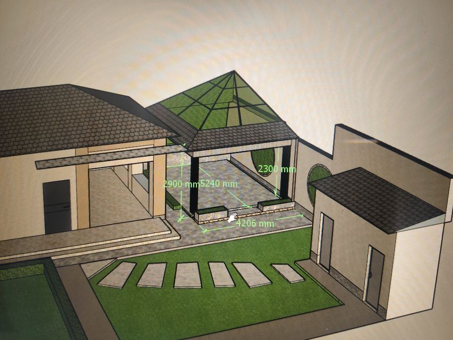 Беседки и модульные дома.