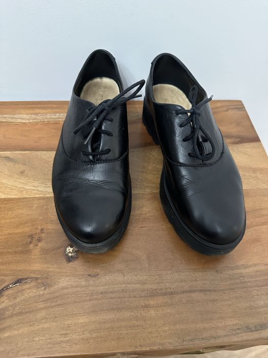 Pantofi inalti din piele