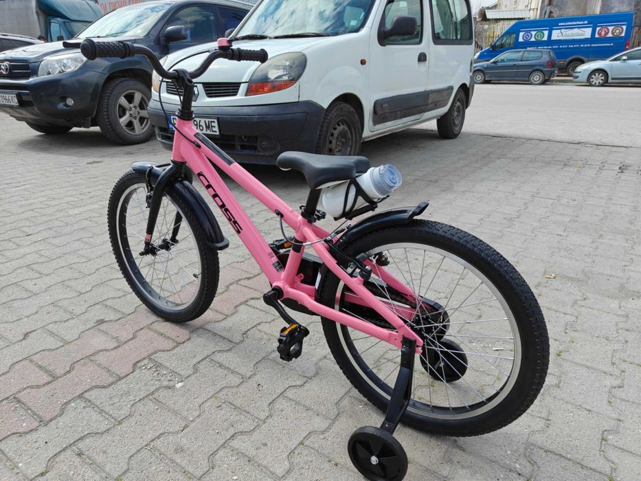 CROSS Алуминиев велосипед 20" ROXY розов