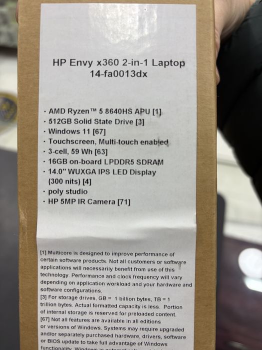 HP Envy x360 Rayzen 5