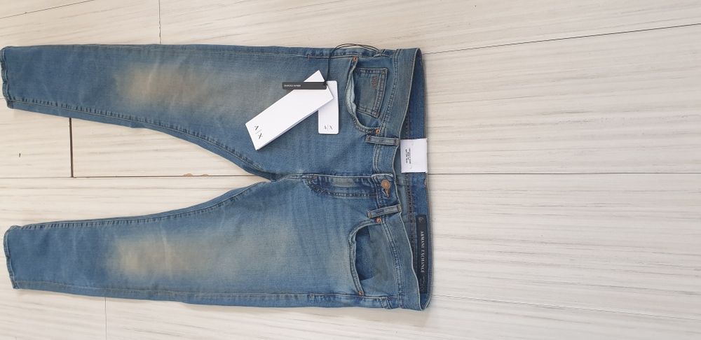Armani Exchange A/X Slim Fit Mens Size 31/32 НОВО ОРИГИНАЛ Мъжки Дънки