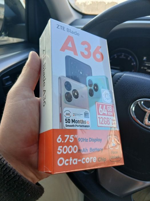 Продам новый телефон ZTE Blade A36