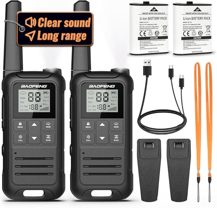 Set Stații Statie emisie recepție Baofeng Walkie Talkie cu Acumulator