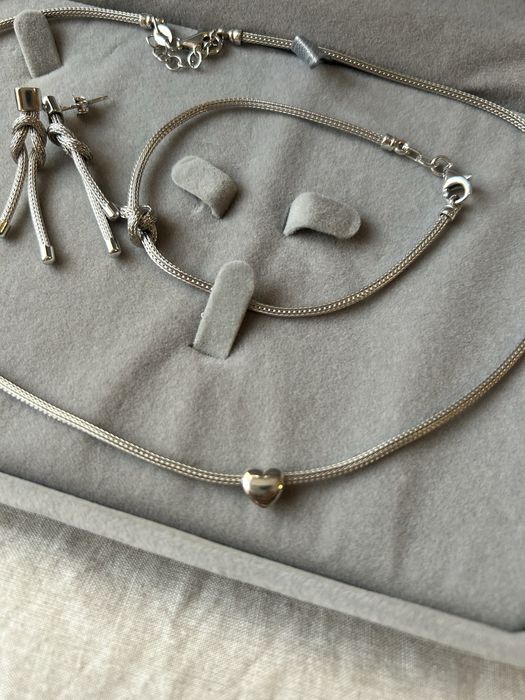 Комплект сребърни бижута