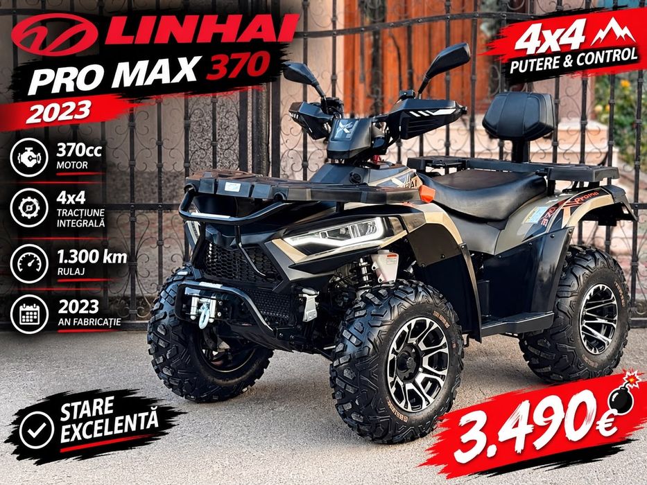 Atv Linhai ProMax 370 2WD/4WD  ca NOU‼️(cf moto,segway,tgb,can am,suzuki)