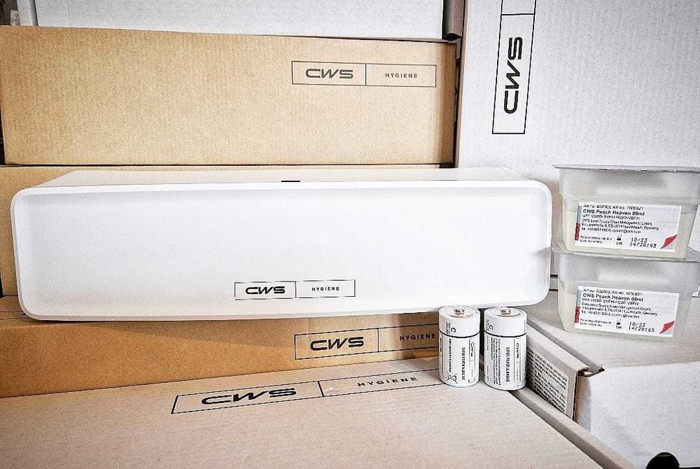 ®️ Oferta Dispenser CWS Pure Line (new model) + 8 rezerve