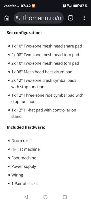 Millenium MPS-850 E-Drim Set