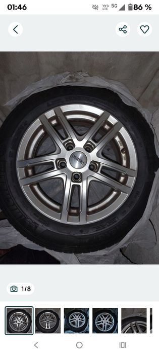 Jante aliaj 185 65 R15 Dezent, in stare foarte bună