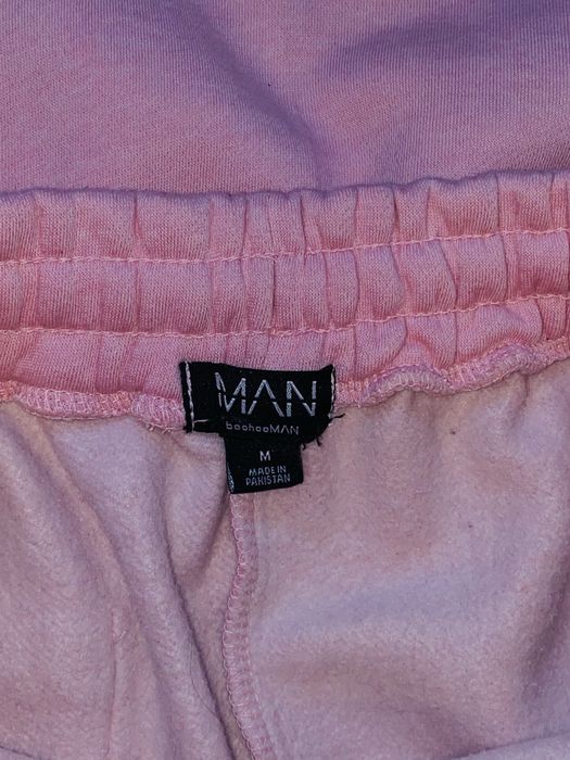 Oversized Cold Hearted Puff Print Gusset Flare Tracksuit - BoohooMAN