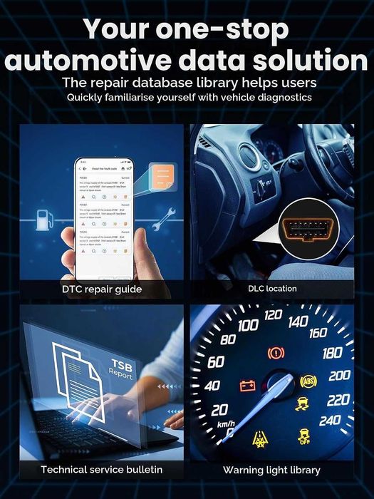 Диагностика за кола TOPDON Topscan Bluetooth OBD2 диагностичен инструмент за iPhone и Android