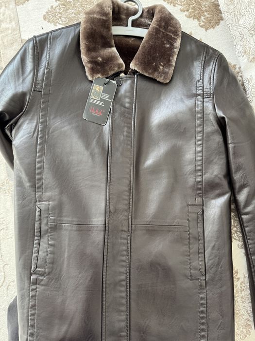 Мужская зимняя дублёнка