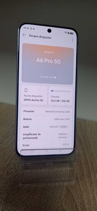 OPPO A6 PRO 5G, 8/256 GB,GREY/Fin X Amanet cod 129935