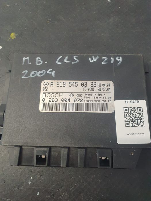 calculator senzor parcare merdcedes cls w219 cod a2195450332 volan ...