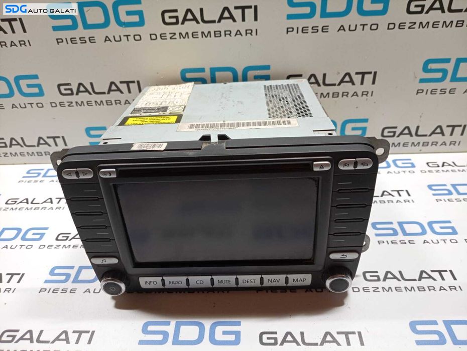 Radio CD DVD Player Navigație GPS Volkswagen Golf 5 2004 - 2008 Cod 1K0035198C 8618844888 0142605 7612002071 [M3792]