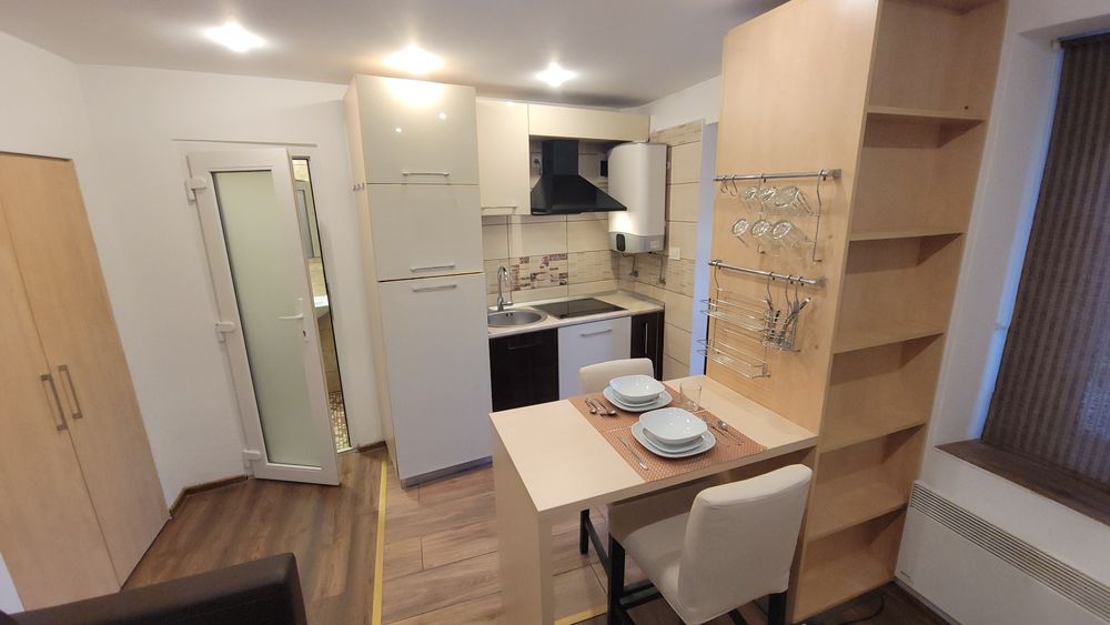 Garsoniera cu curte in centru 19mp renovata, utilitati incluse in pret