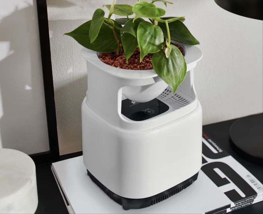 Ghiveci de flori cu filtru de aer.