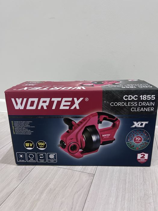 Прочистная машинка WORTEX CDC 1855 с аккумулятором