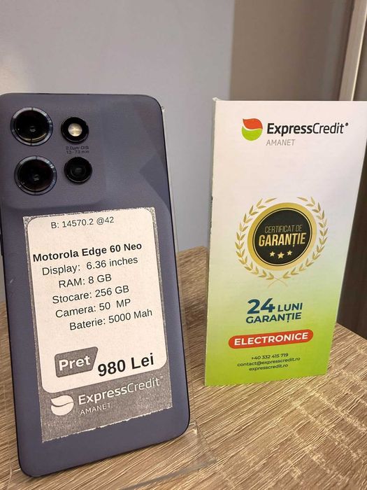 (AG42) Telefon Motorola Edge 60 NEO 5G *2 ANI GARANTIE* (B14570.2)