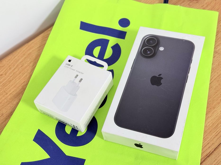 iPhone 16 запечатан гаранция Yettel!!!