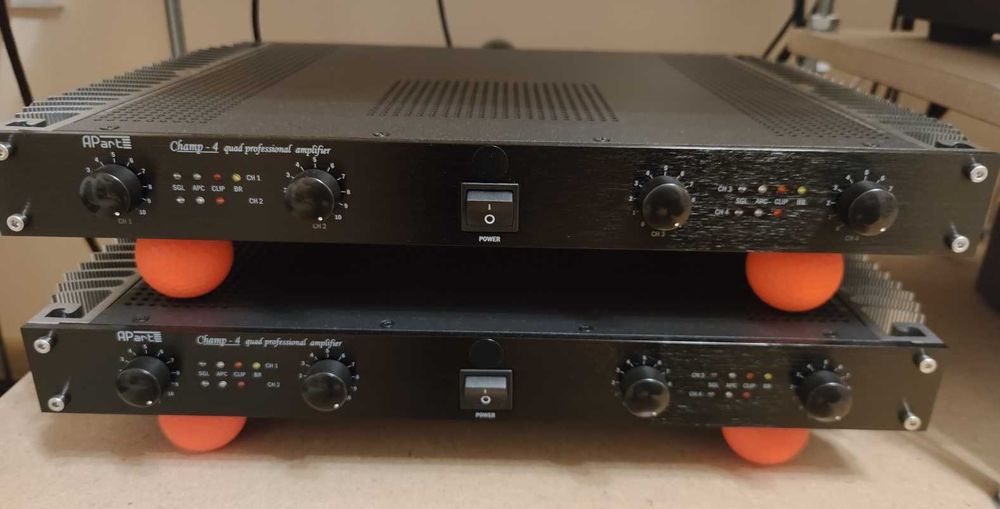 Нов усилвател / стъпало Apart Biamp Champ 4 (2 броя)